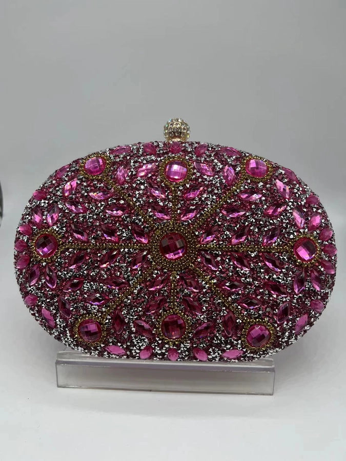 Sunflower Diamond-encrusted Dinner Bag Fashion Banquet Women's Clutch Bag Personality Dress Evening Bag
