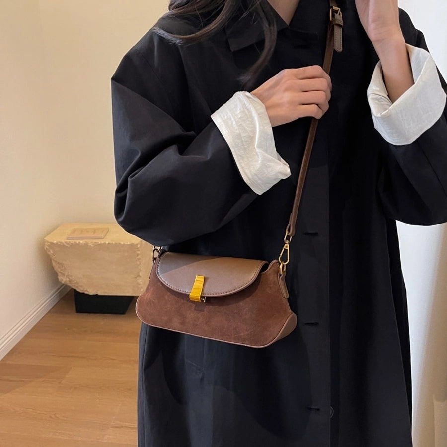 Autumn Winter Retro Bag 2024 New Fashion Underarm Bag Simple Women's Bag Casual Western Style Elegant Messenger Bag