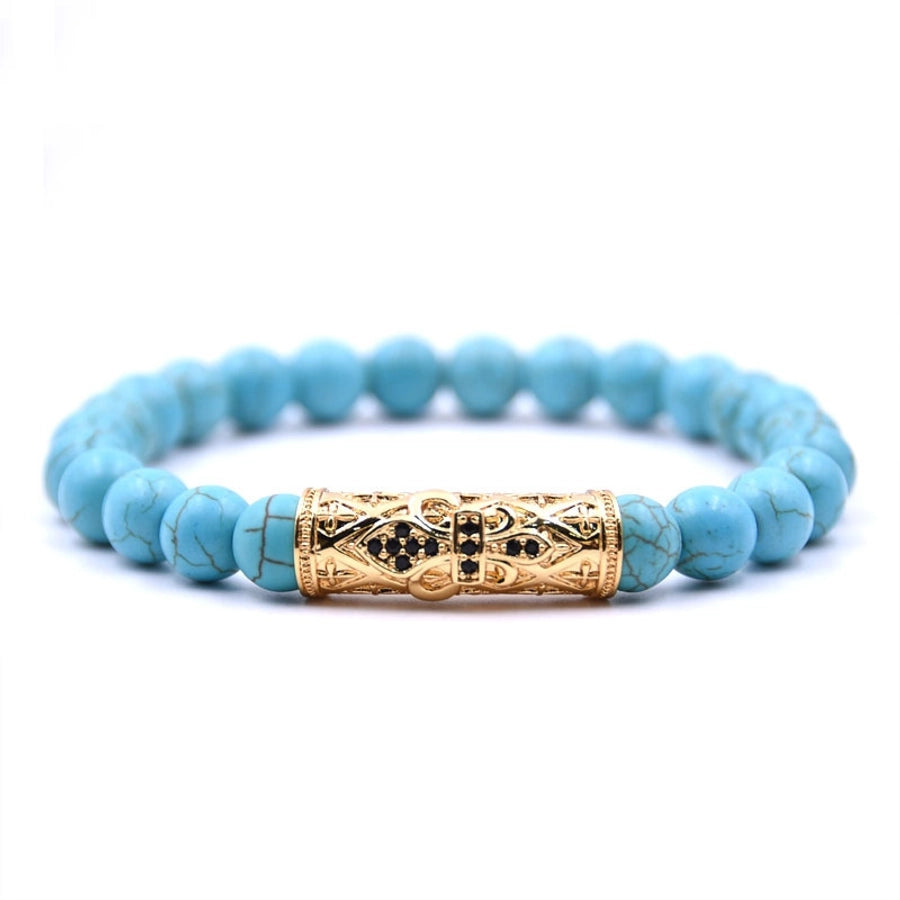 Fashion Skull natural stone No Inlaid Bracelets In Bulk