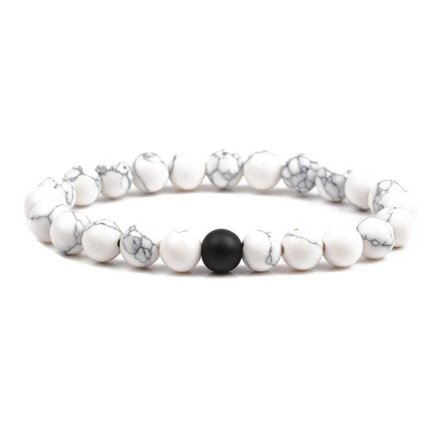 Fashion Geometric natural stone No Inlaid Bracelets In Bulk
