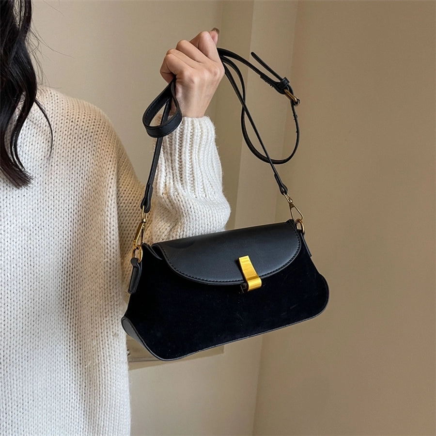 Autumn Winter Retro Bag 2024 New Fashion Underarm Bag Simple Women's Bag Casual Western Style Elegant Messenger Bag