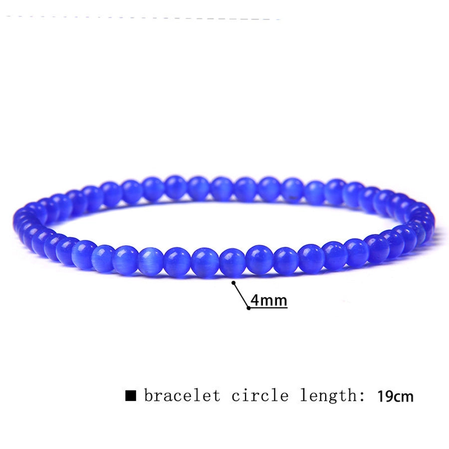simple style marble natural stone beaded bracelets