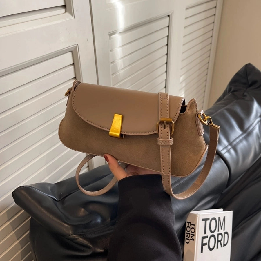 Autumn Winter Retro Bag 2024 New Fashion Underarm Bag Simple Women's Bag Casual Western Style Elegant Messenger Bag