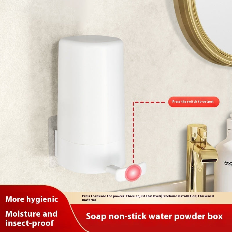 Soap Grinder Dispenser Soap Box,  Wall Mounted Dry Organizer Box Soap Powder Grinding Box For Restaurant, Kitchen, Office, Gyms Hotel