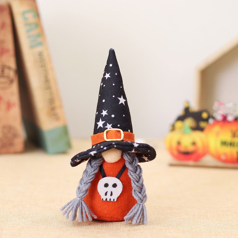 Halloween Creative Cute Pointed Hat Goblin Doll