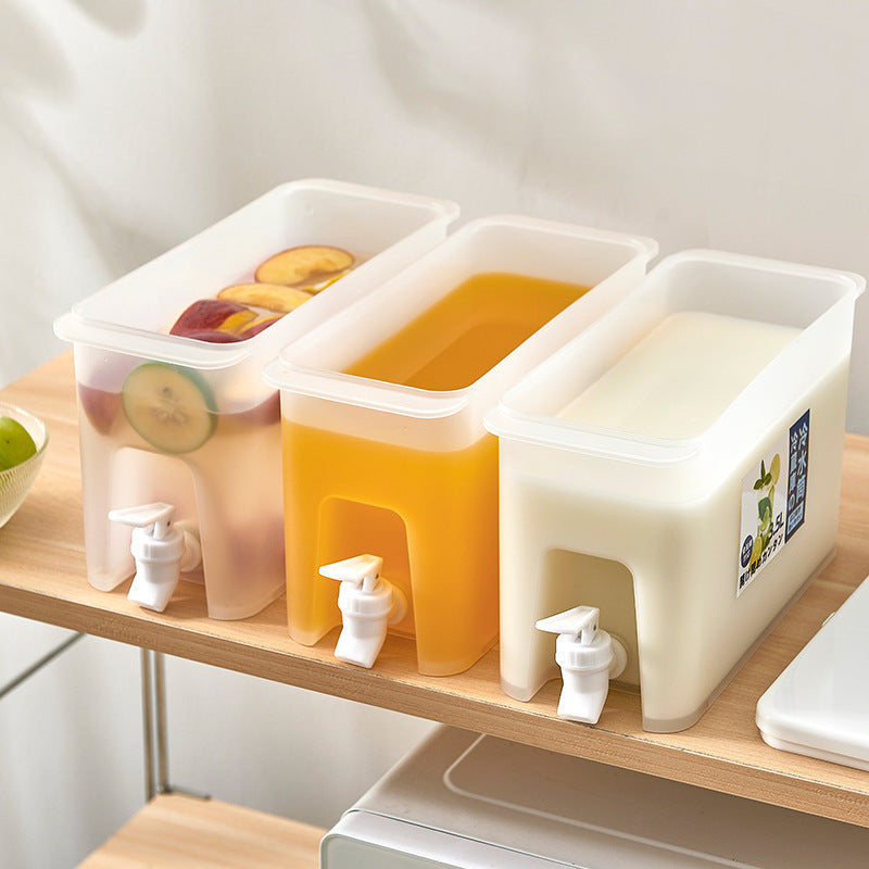Refrigerator Storage Jars, Large Capacity Cold Water Kettle With Faucet Household Storage