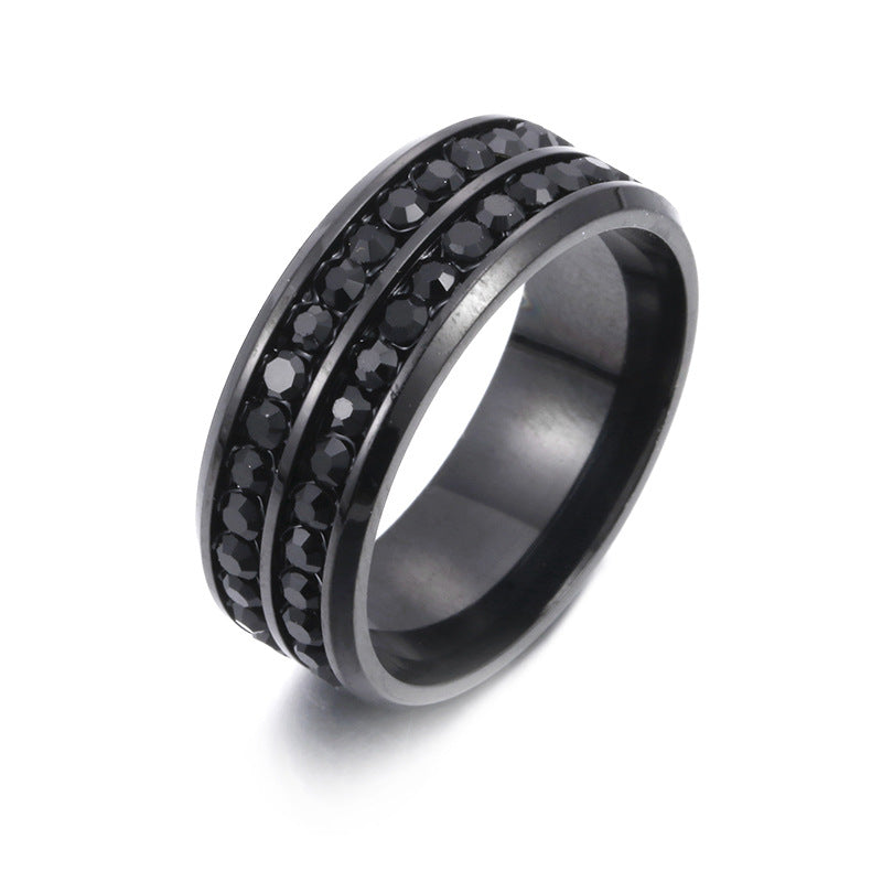 Jewelry Fashion Geometric 201 Stainless Steel Artificial Gemstones Gold Plated