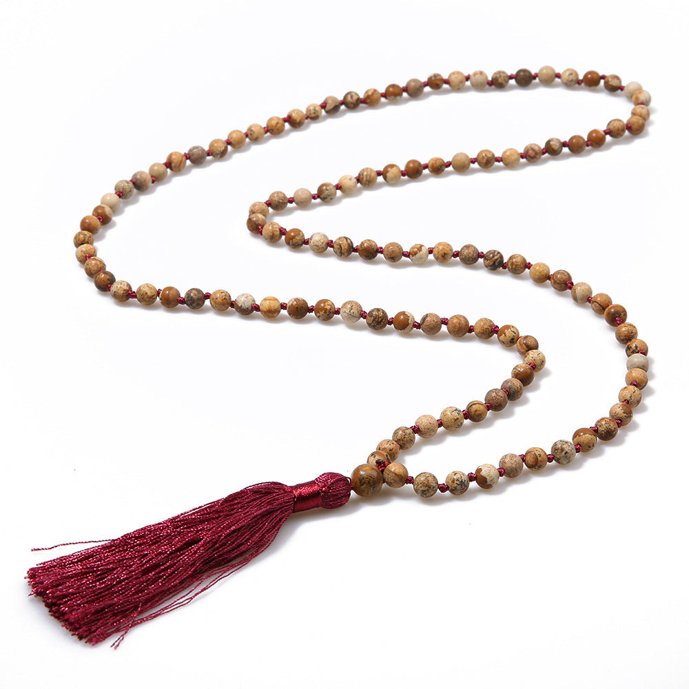 Hand knotted 108 long necklaces