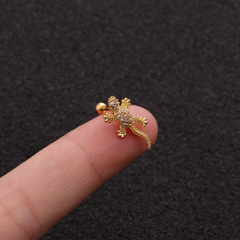 Ear Cartilage Rings & Studs Ethnic Style Animal 316L Stainless Steel  Copper