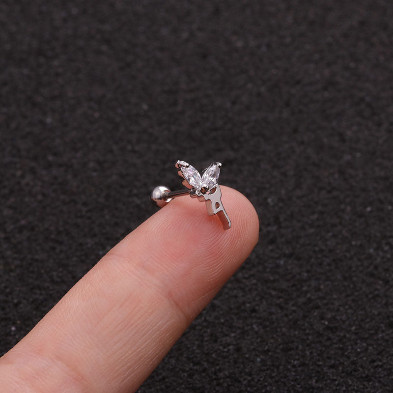 Ear Cartilage Rings & Studs Ethnic Style Animal 316L Stainless Steel  Copper