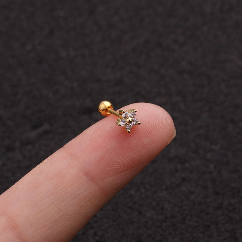 Ear Cartilage Rings & Studs Ethnic Style Animal 316L Stainless Steel  Copper