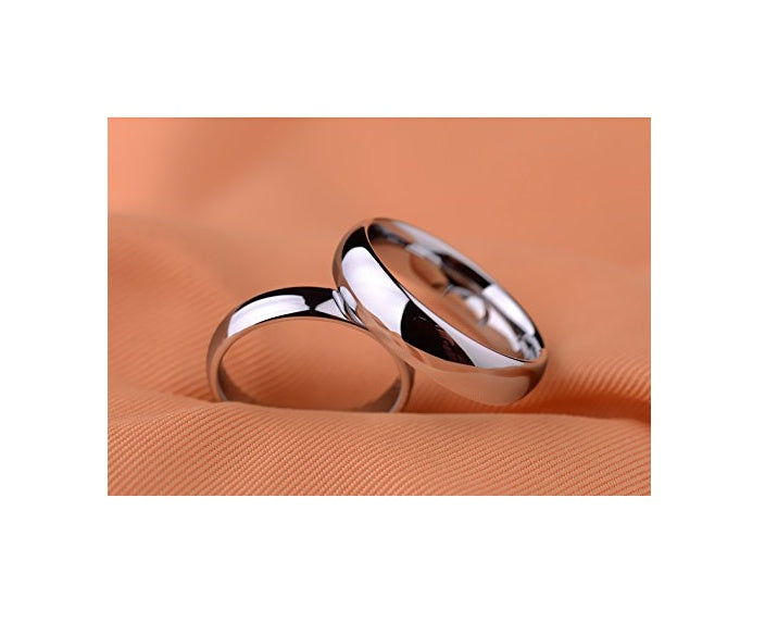 High Polish Tungsten Carbide Ring