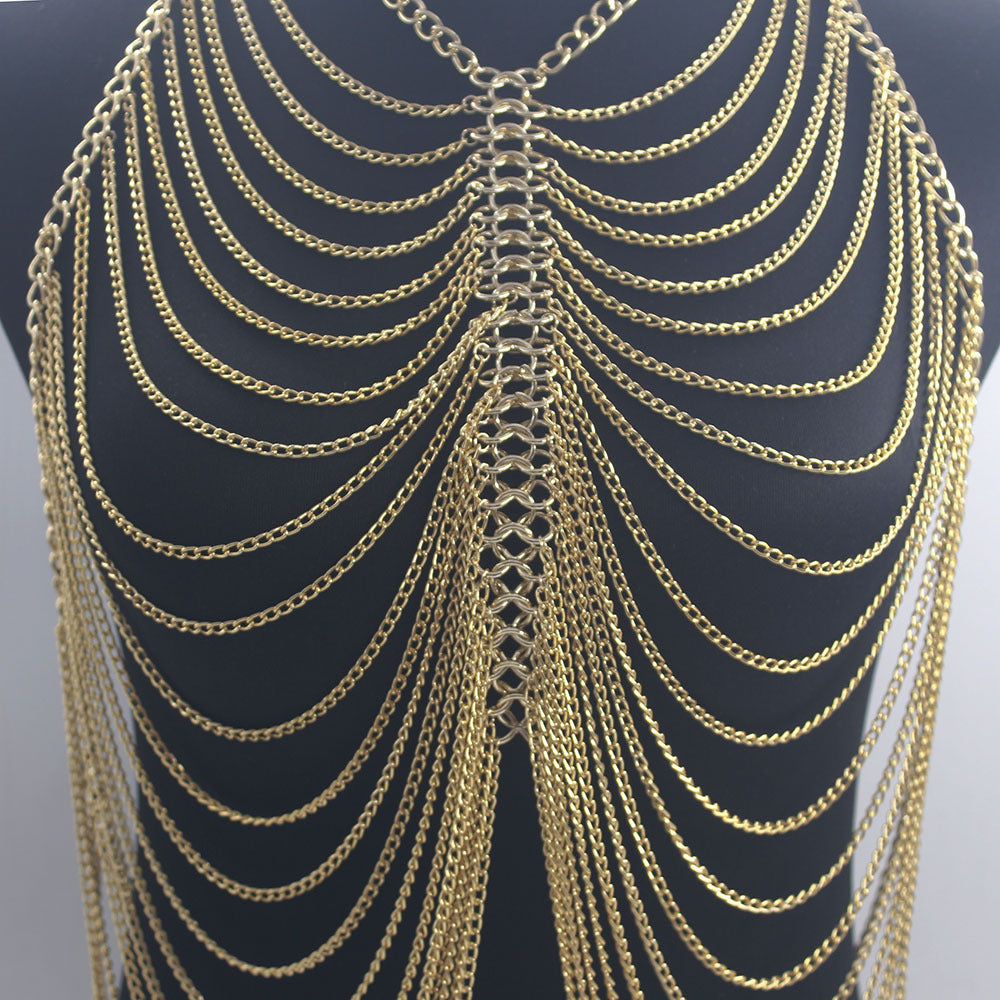 Fringe Body Chains Bikini Necklaces Prom Clothing Accessory Necklaces