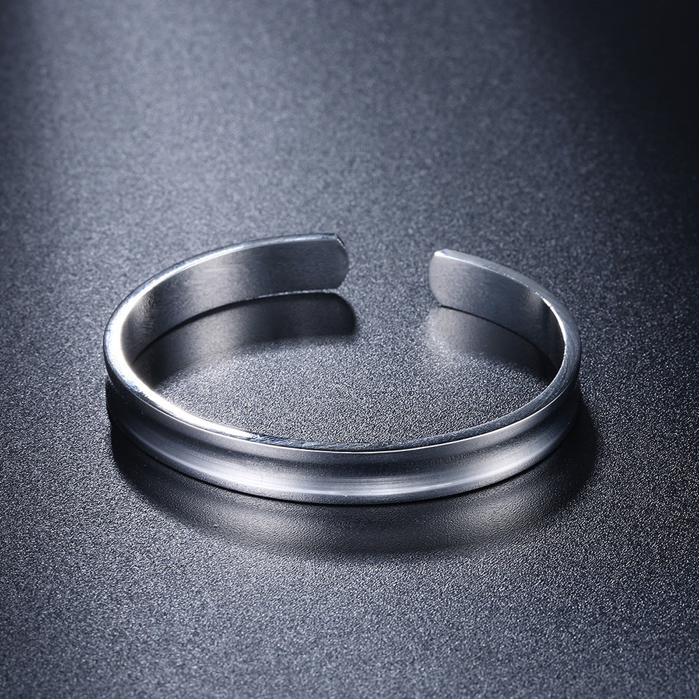 925 Sterling Silver Smooth Round Bracelets Bangles