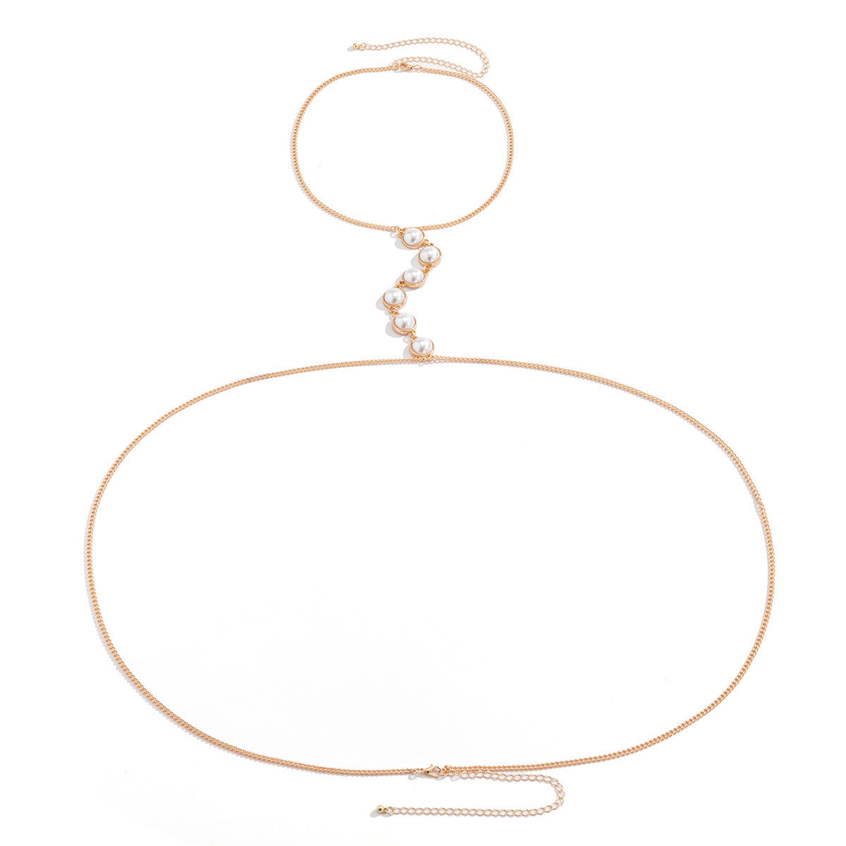 Sexy Metal Pearl Body Chains, Waist Chain
