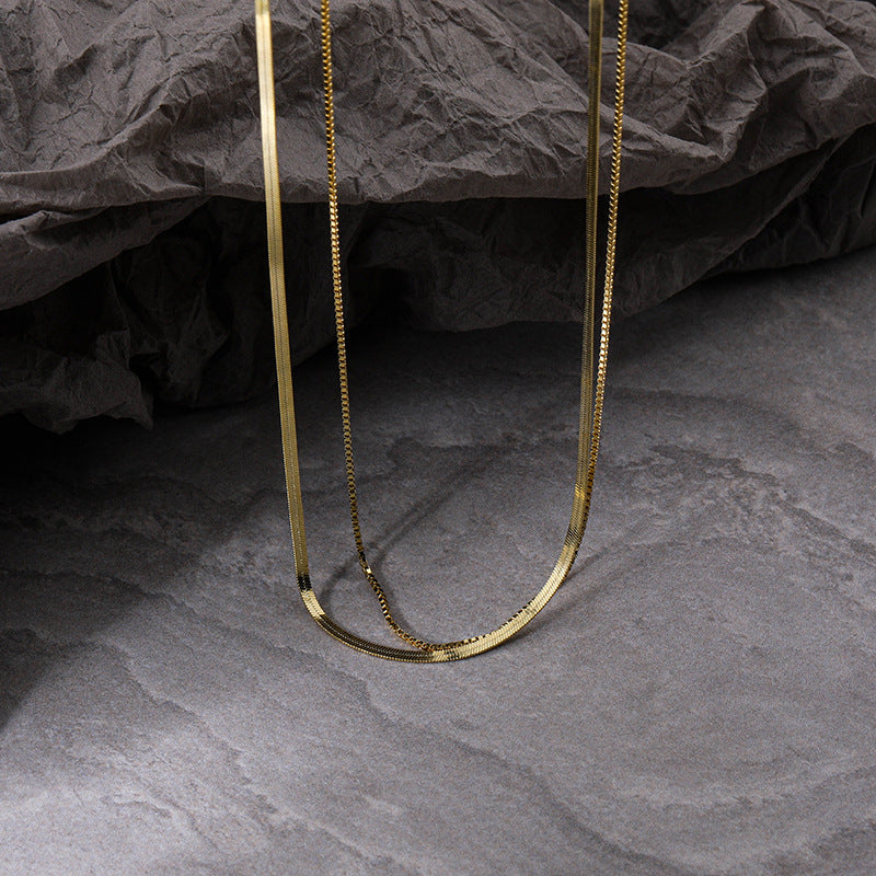Pure Silver Chain Cold Wind Niche In Europe And America
