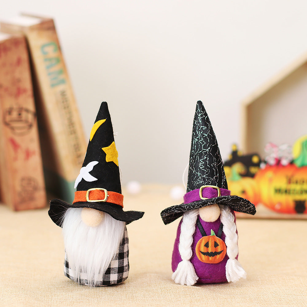 Halloween Creative Cute Pointed Hat Goblin Doll