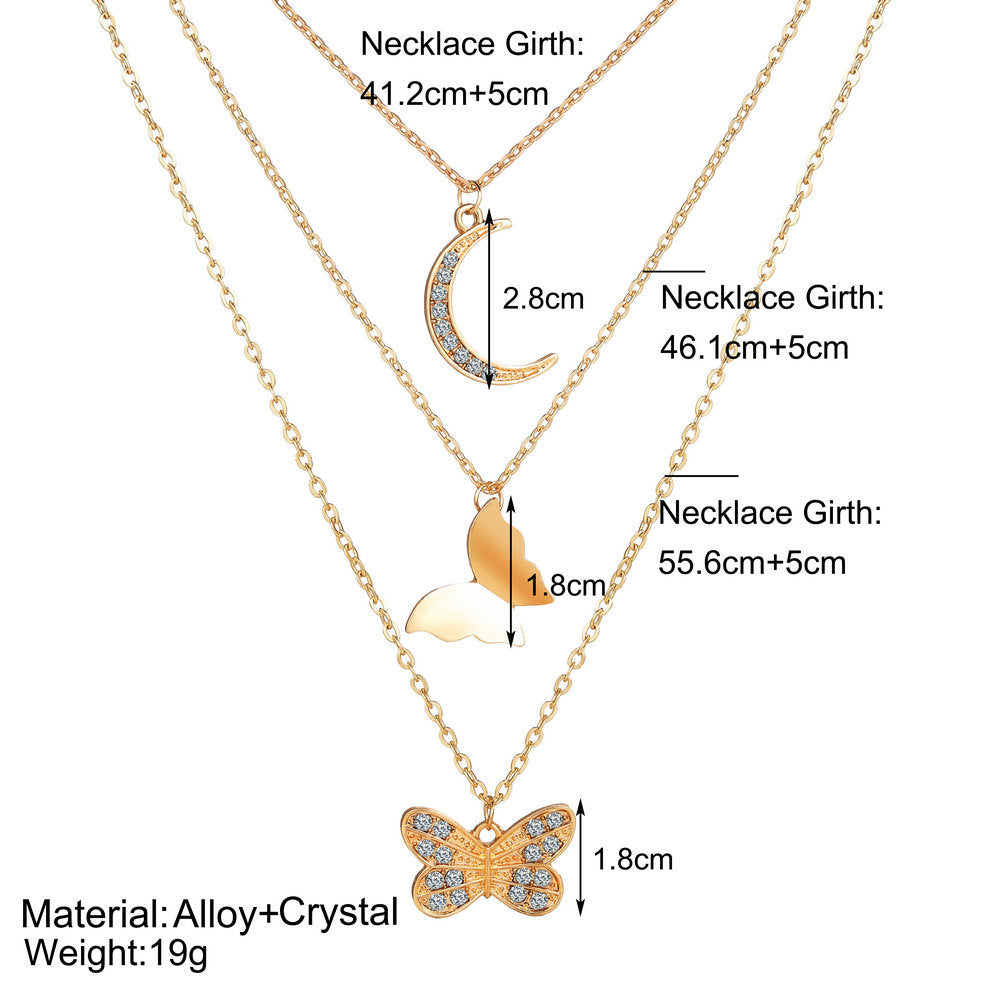 vintage style rhinestone  necklace