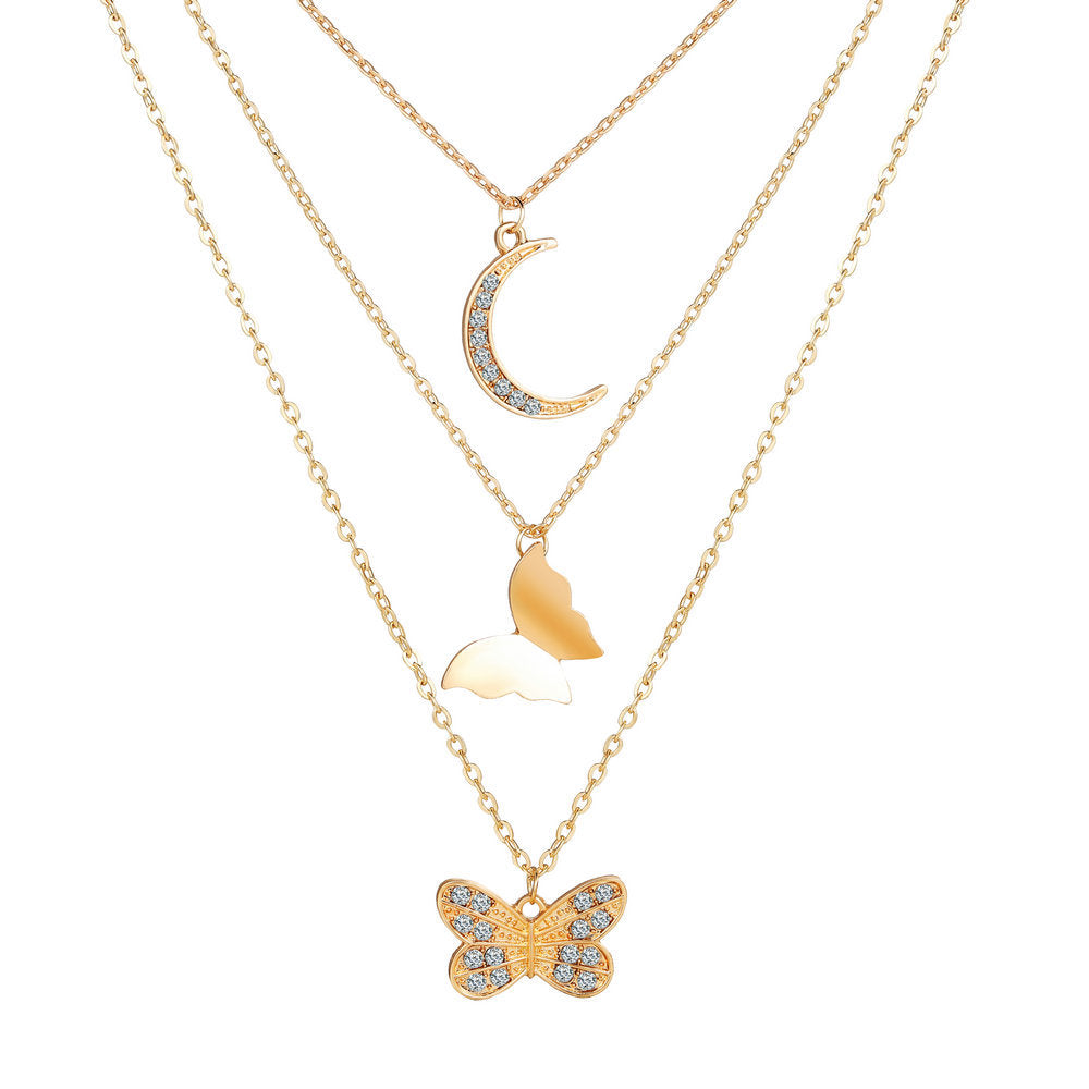 vintage style rhinestone  necklace