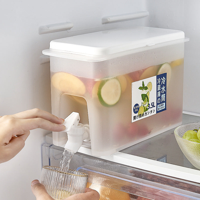 Refrigerator Storage Jars, Large Capacity Cold Water Kettle With Faucet Household Storage