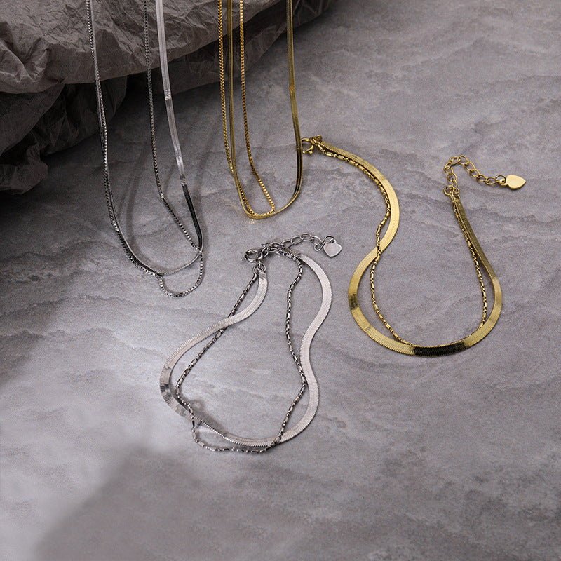 Pure Silver Chain Cold Wind Niche In Europe And America