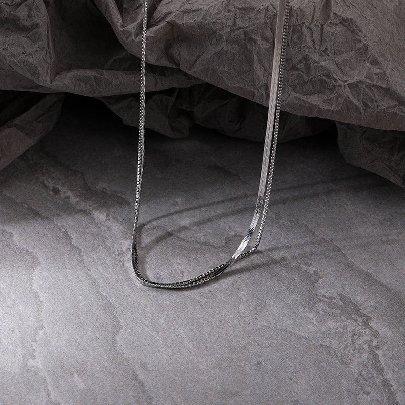 Pure Silver Chain Cold Wind Niche In Europe And America