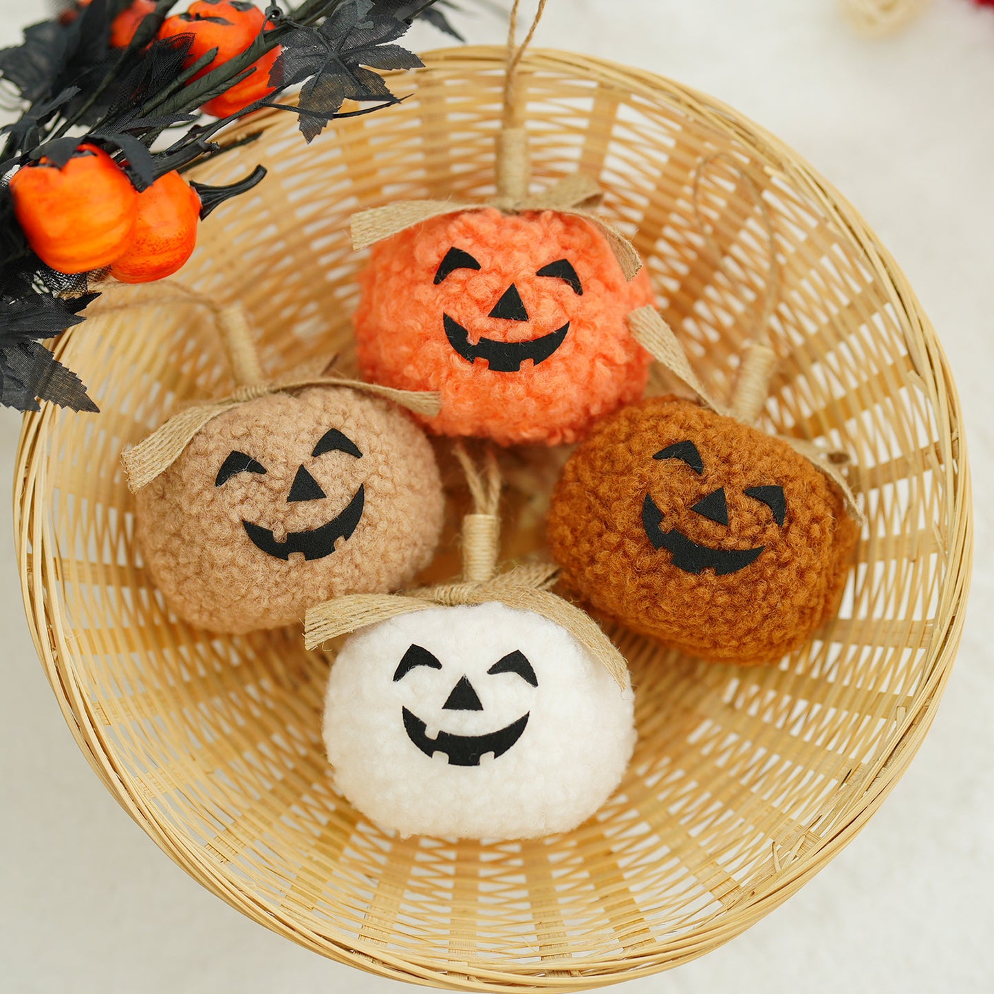 Halloween Cute Creative Pumpkin Grimace Doll Ornaments