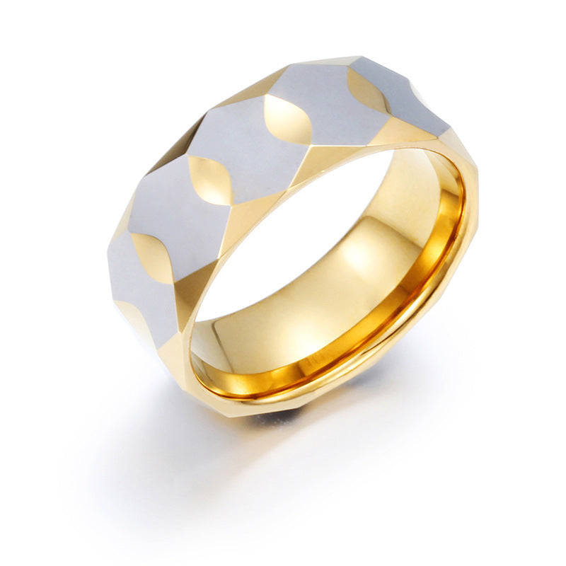 Trendy Unisex Tungsten Steel Ring