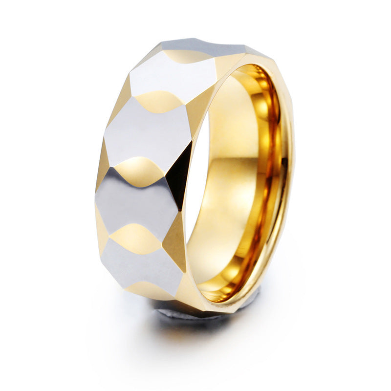 Trendy Unisex Tungsten Steel Ring