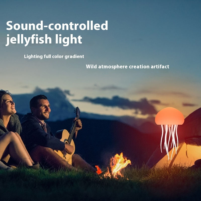 Jellyfish Mood Lamp, LED Jellyfish Night Light, Portable Jellyfish Lamp, Jellyfish Decorations Smart Table Lamp For Bedside Desk