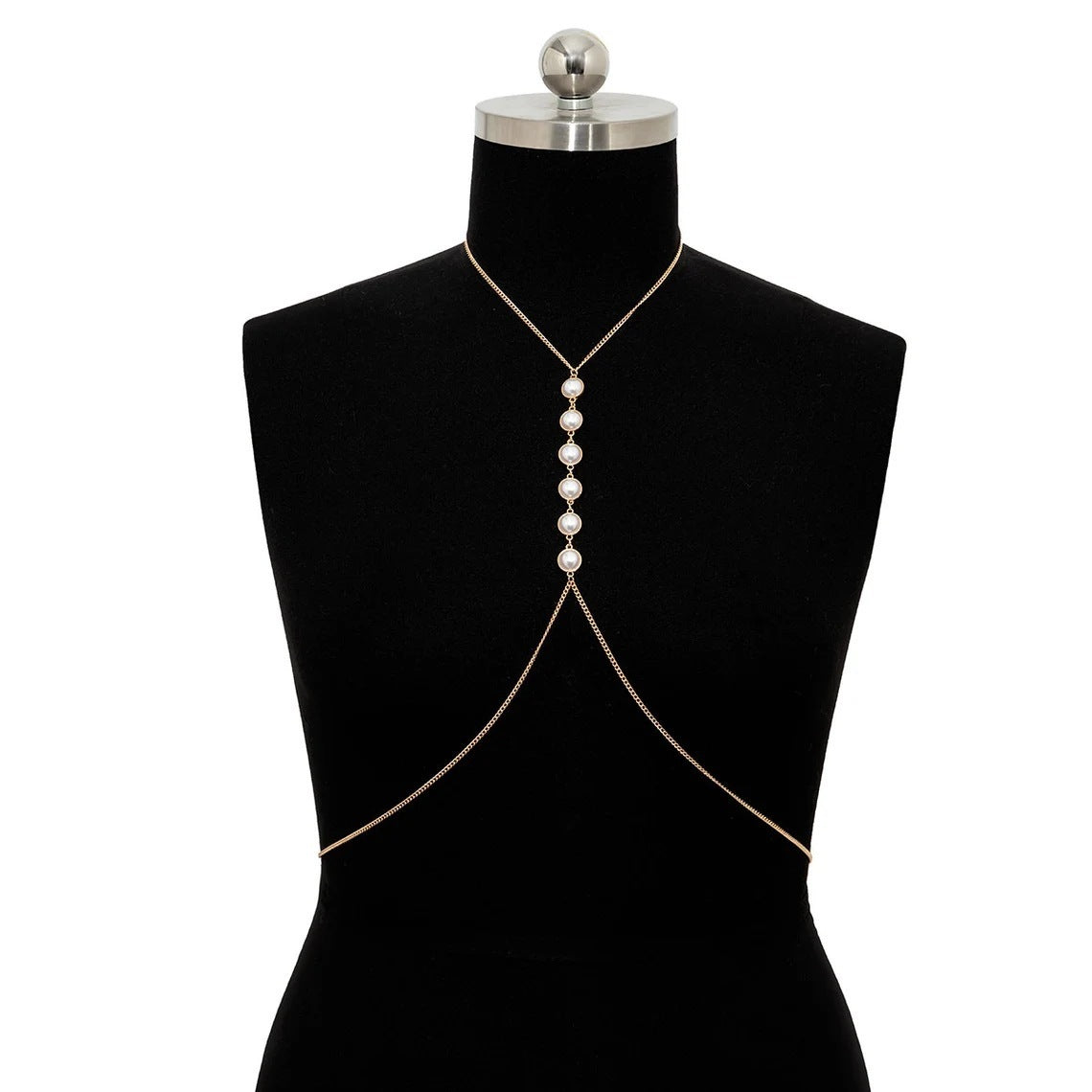 Sexy Metal Pearl Body Chains, Waist Chain