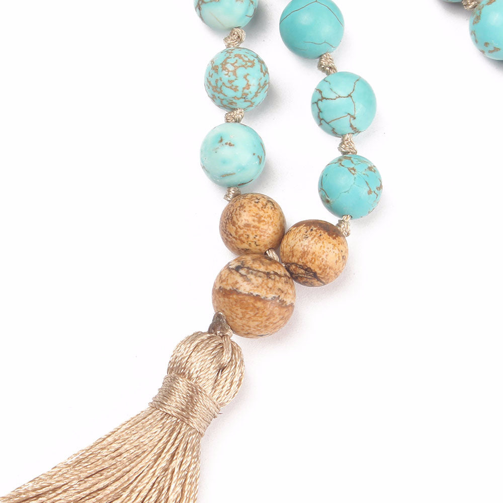 Hand knotted 108 long necklaces