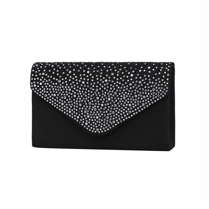 Black White Red Nylon Solid Color Evening Bags