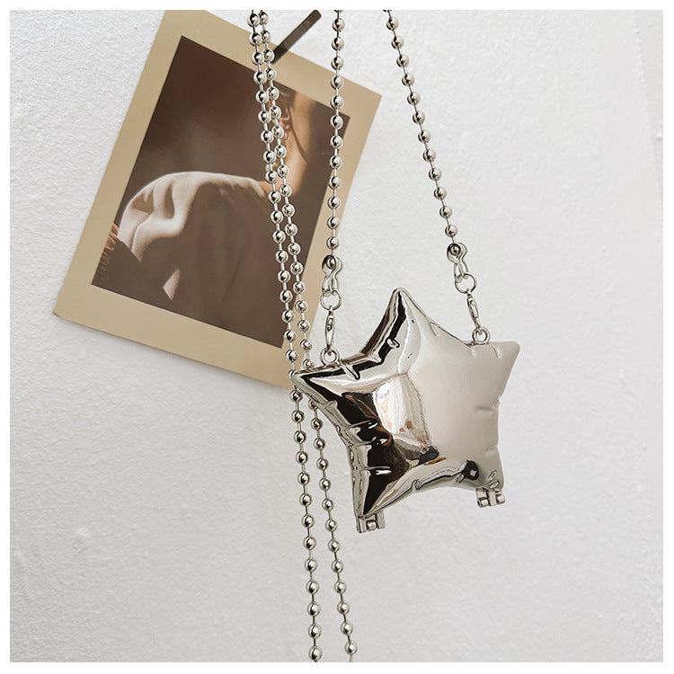 Women's Mini Arylic Star Streetwear Pentagram Magnetic Buckle Crossbody Bag