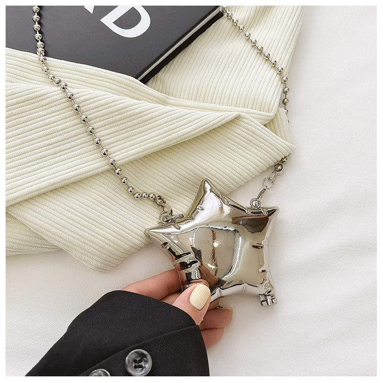 Women's Mini Arylic Star Streetwear Pentagram Magnetic Buckle Crossbody Bag