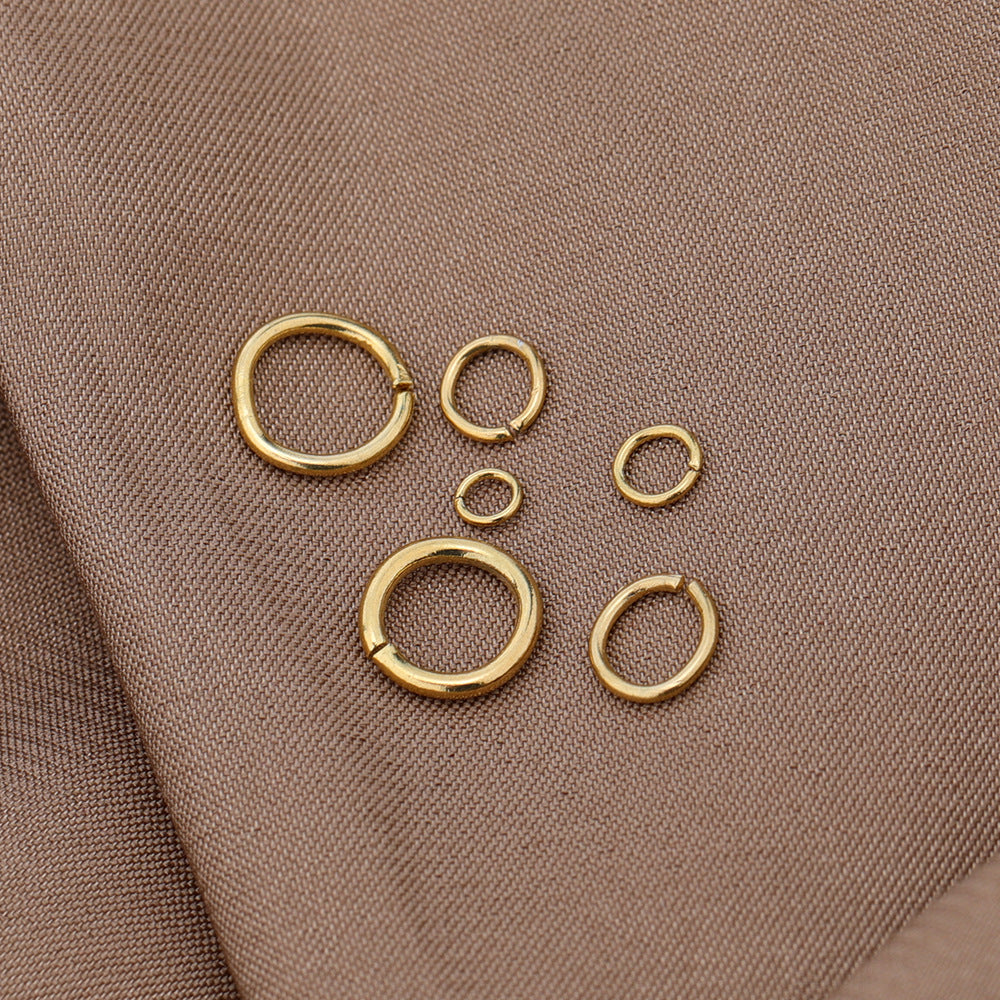 Stainless Steel Geometric Open Jump Rings