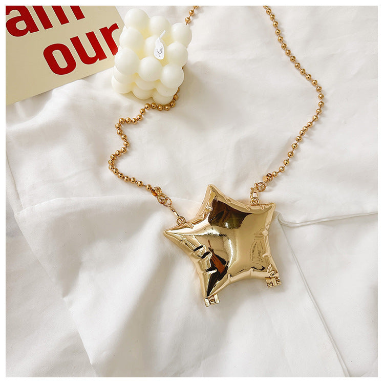 Women's Mini Arylic Star Streetwear Pentagram Magnetic Buckle Crossbody Bag