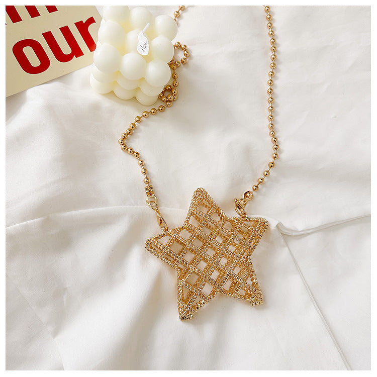 Women's Mini Arylic Star Streetwear Pentagram Magnetic Buckle Crossbody Bag