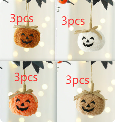Halloween Cute Creative Pumpkin Grimace Doll Ornaments