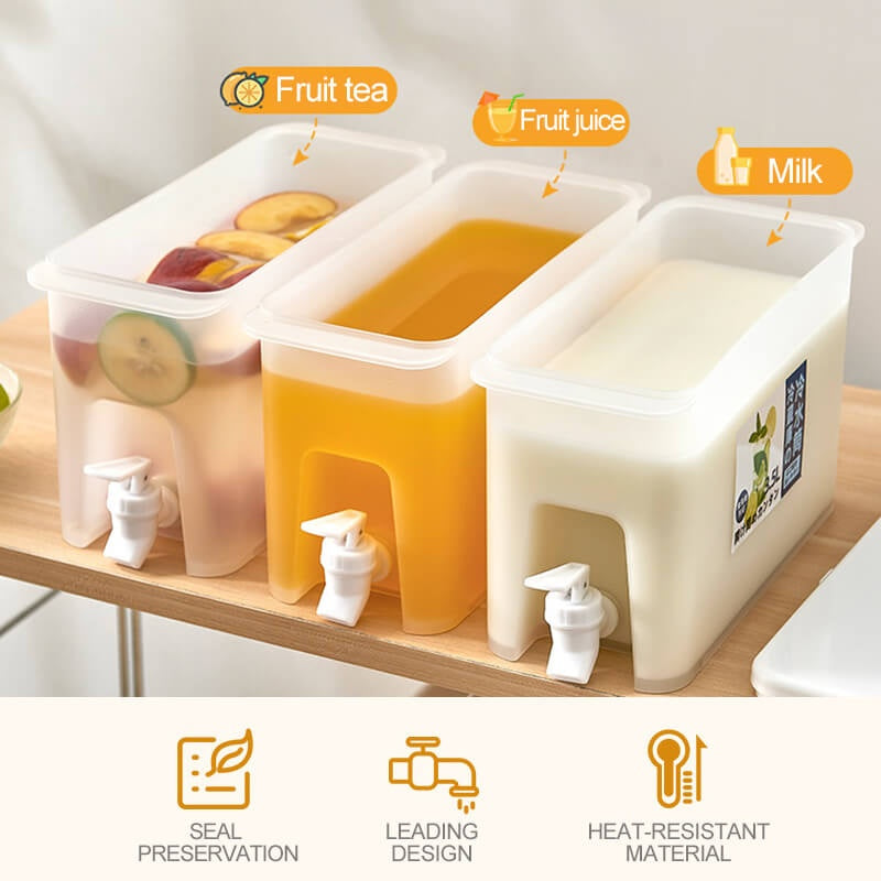 Refrigerator Storage Jars, Large Capacity Cold Water Kettle With Faucet Household Storage