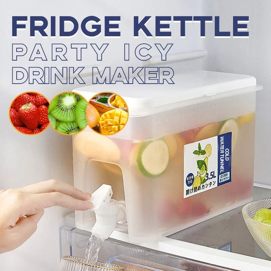 Refrigerator Storage Jars, Large Capacity Cold Water Kettle With Faucet Household Storage