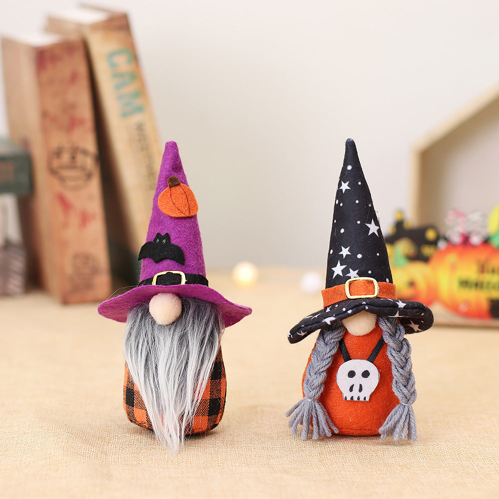 Halloween Creative Cute Pointed Hat Goblin Doll