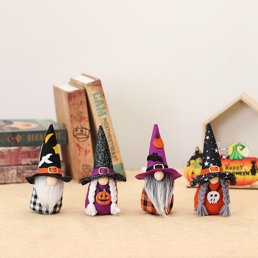 Halloween Creative Cute Pointed Hat Goblin Doll