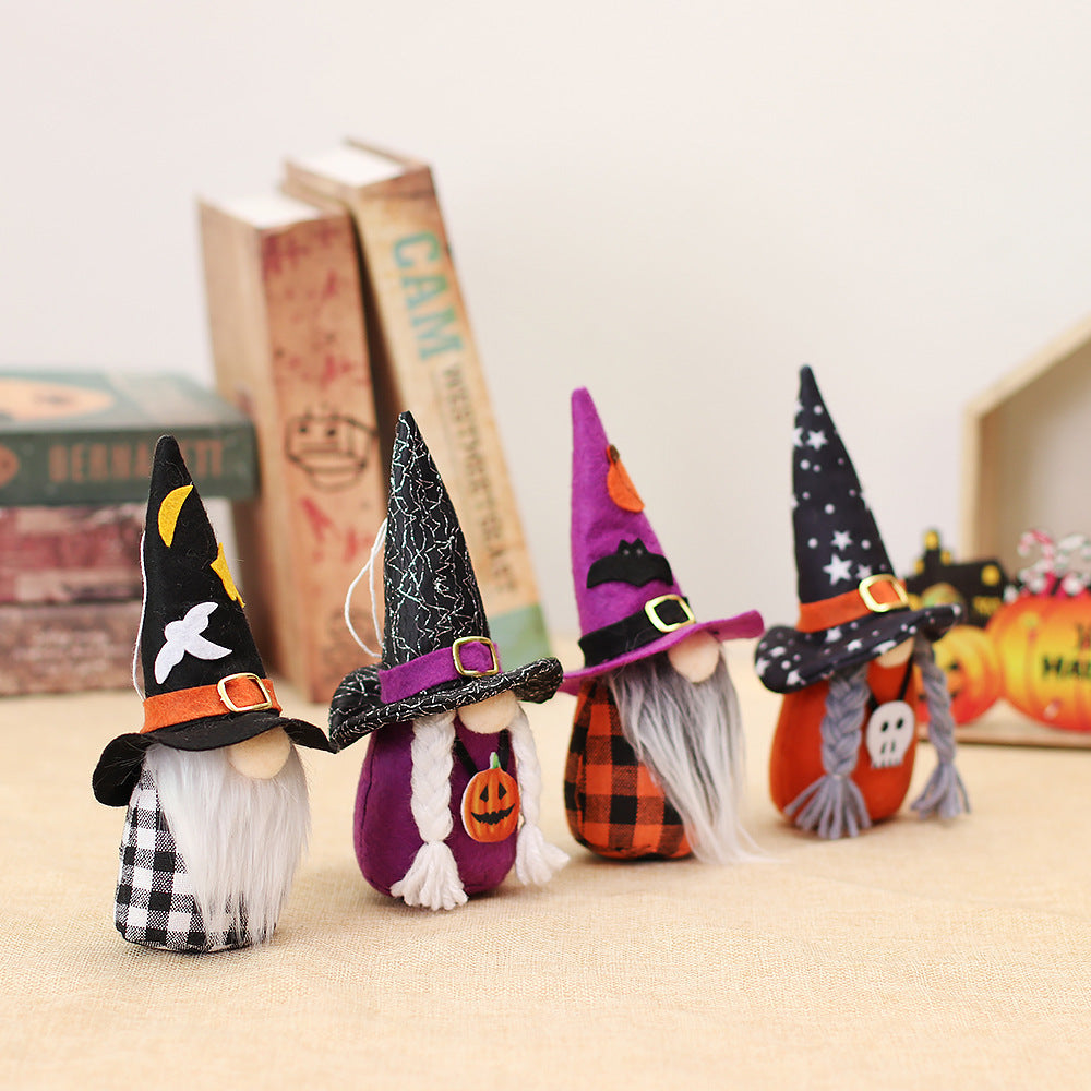 Halloween Creative Cute Pointed Hat Goblin Doll