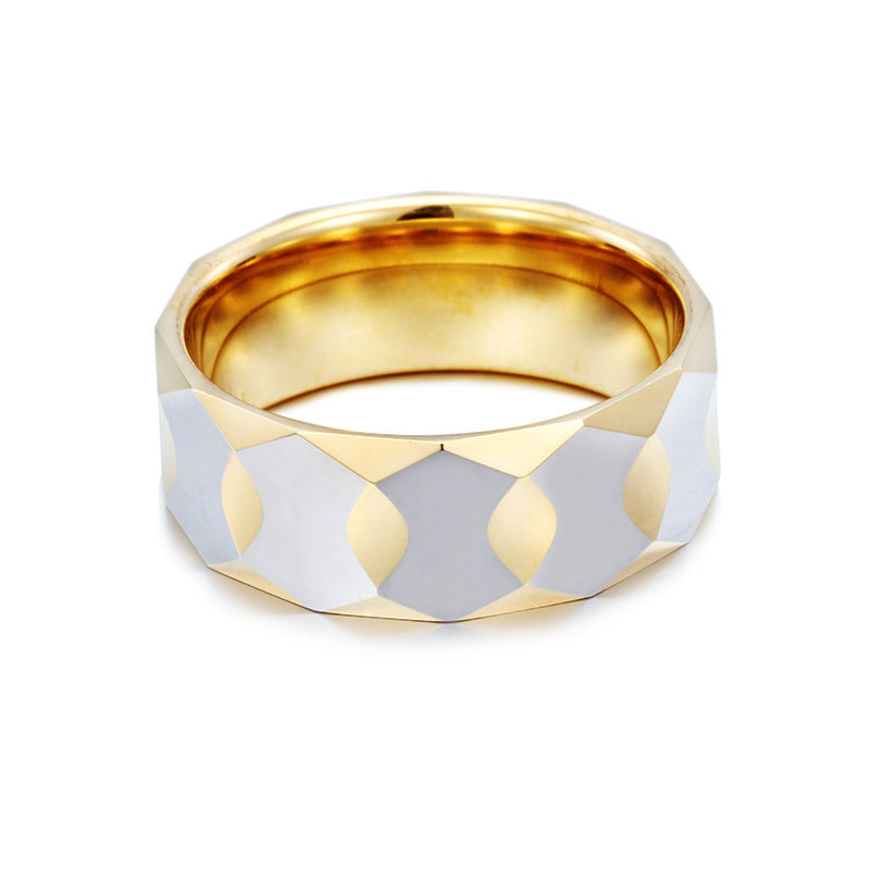 Trendy Unisex Tungsten Steel Ring