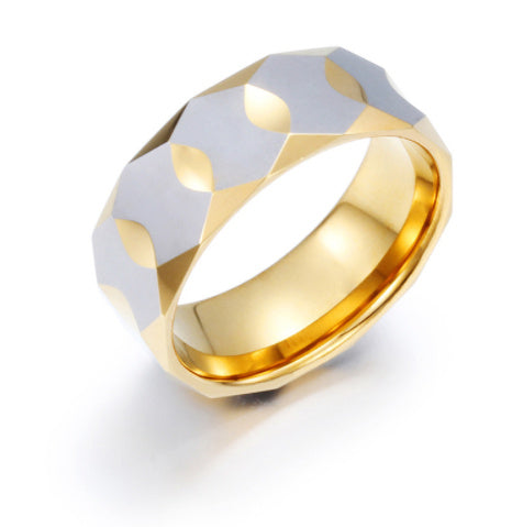 Trendy Unisex Tungsten Steel Ring