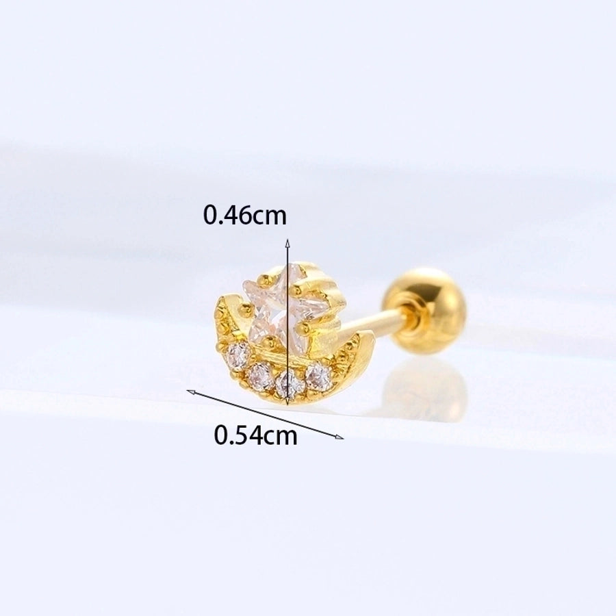 Ear Cartilage Rings & Studs Ethnic Style Animal 316L Stainless Steel  Copper
