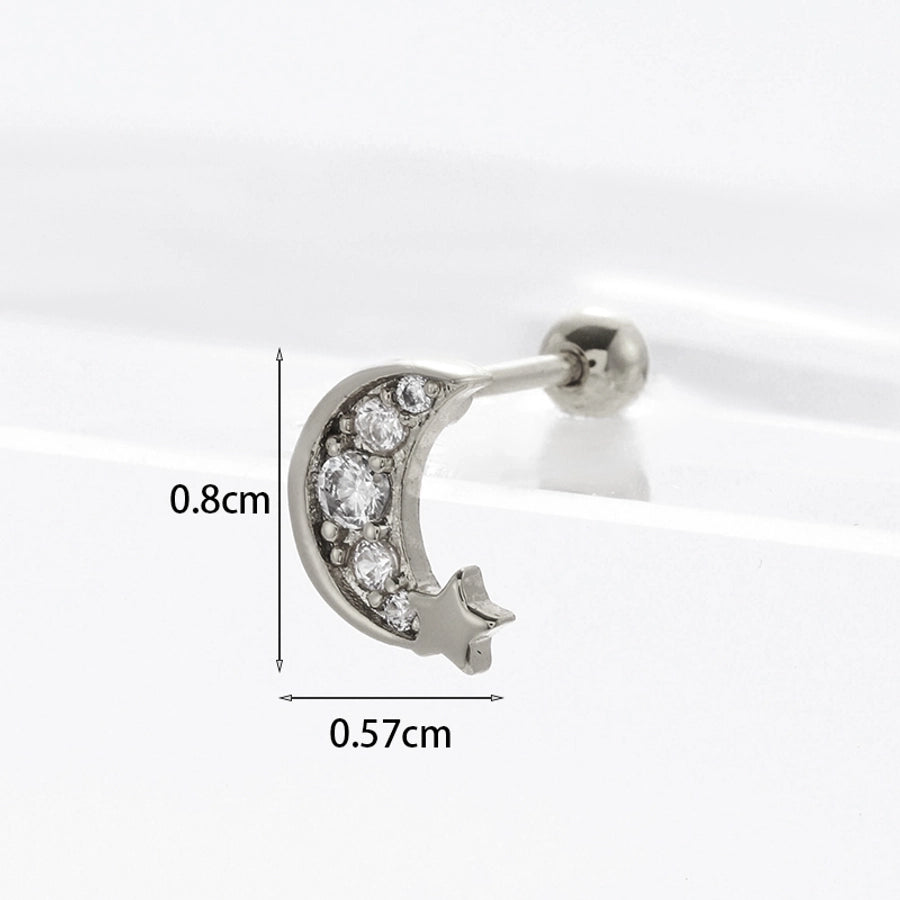 Ear Cartilage Rings & Studs Ethnic Style Animal 316L Stainless Steel  Copper