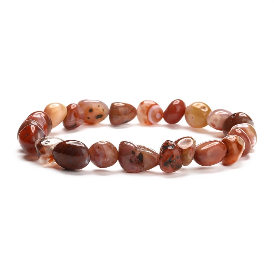 ethnic style geometric natural stone beaded bracelets