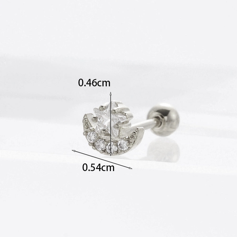 Ear Cartilage Rings & Studs Ethnic Style Animal 316L Stainless Steel  Copper